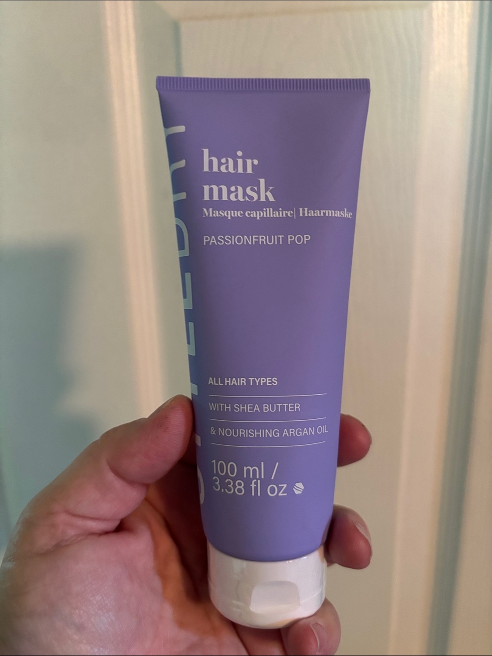 Hair Mask with Shea Butter & Argan Oil - Passionfruit Pop (Purple)